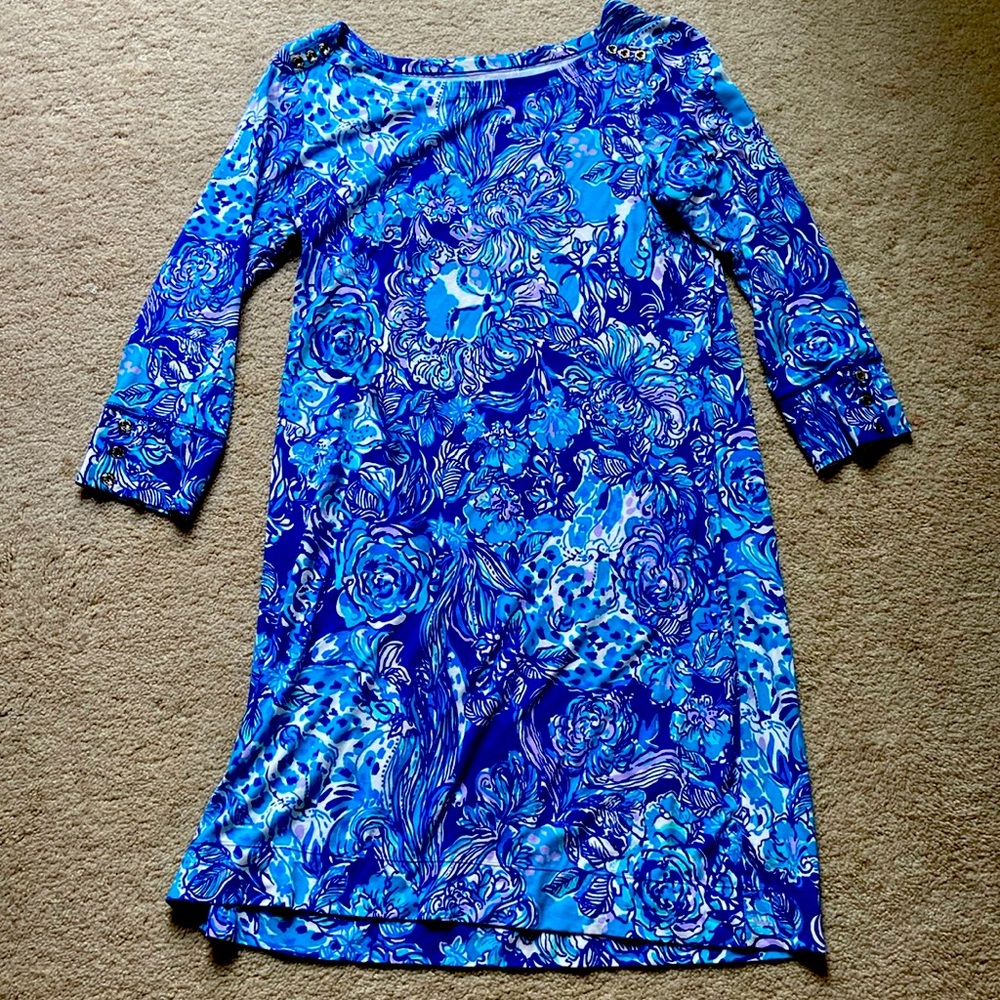 Lilly Pulitzer knit jersey dress size large great condition